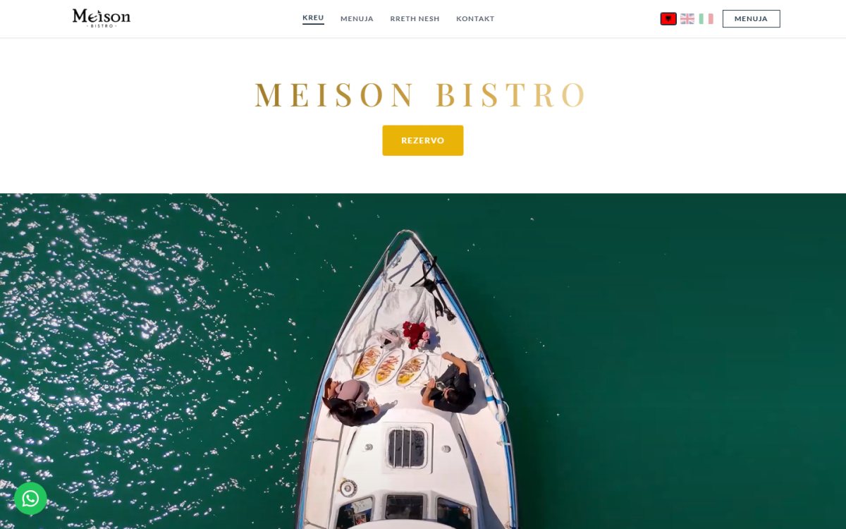 Pamje nga website-i Meison Bistro